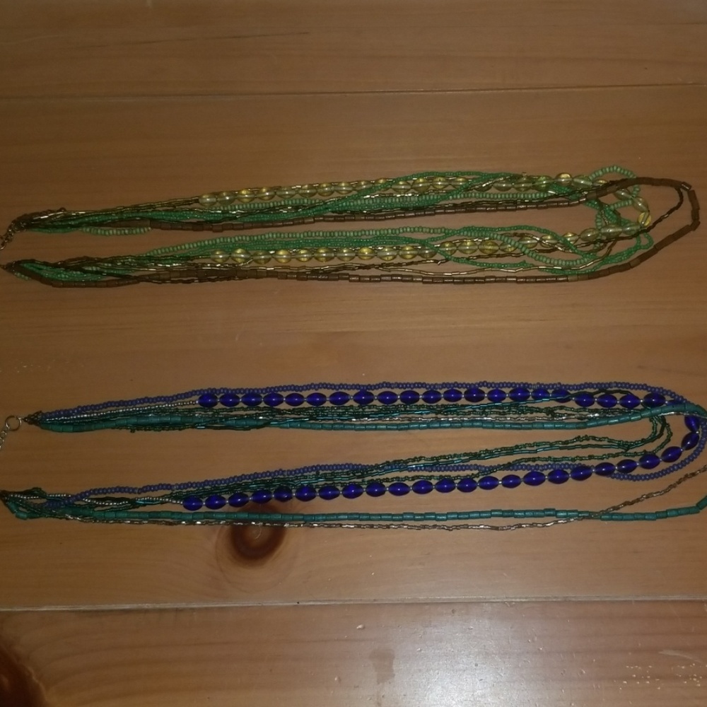 Bead necklaces